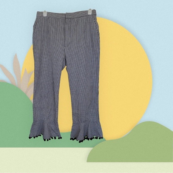 Zara Fun Pants Bell Bottoms Size M - Picture 5 of 14